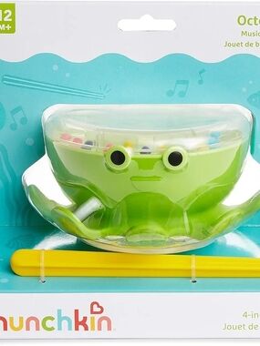 Munchkin® Octodrum™ 3-in-1 Musical Toddler Bath Toy (Drum, Tambourine and Maze)